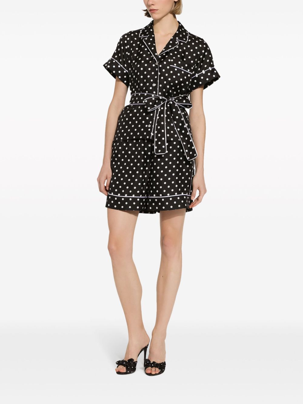 Dolce & Gabbana polka-dot print silk shirt - Image 2