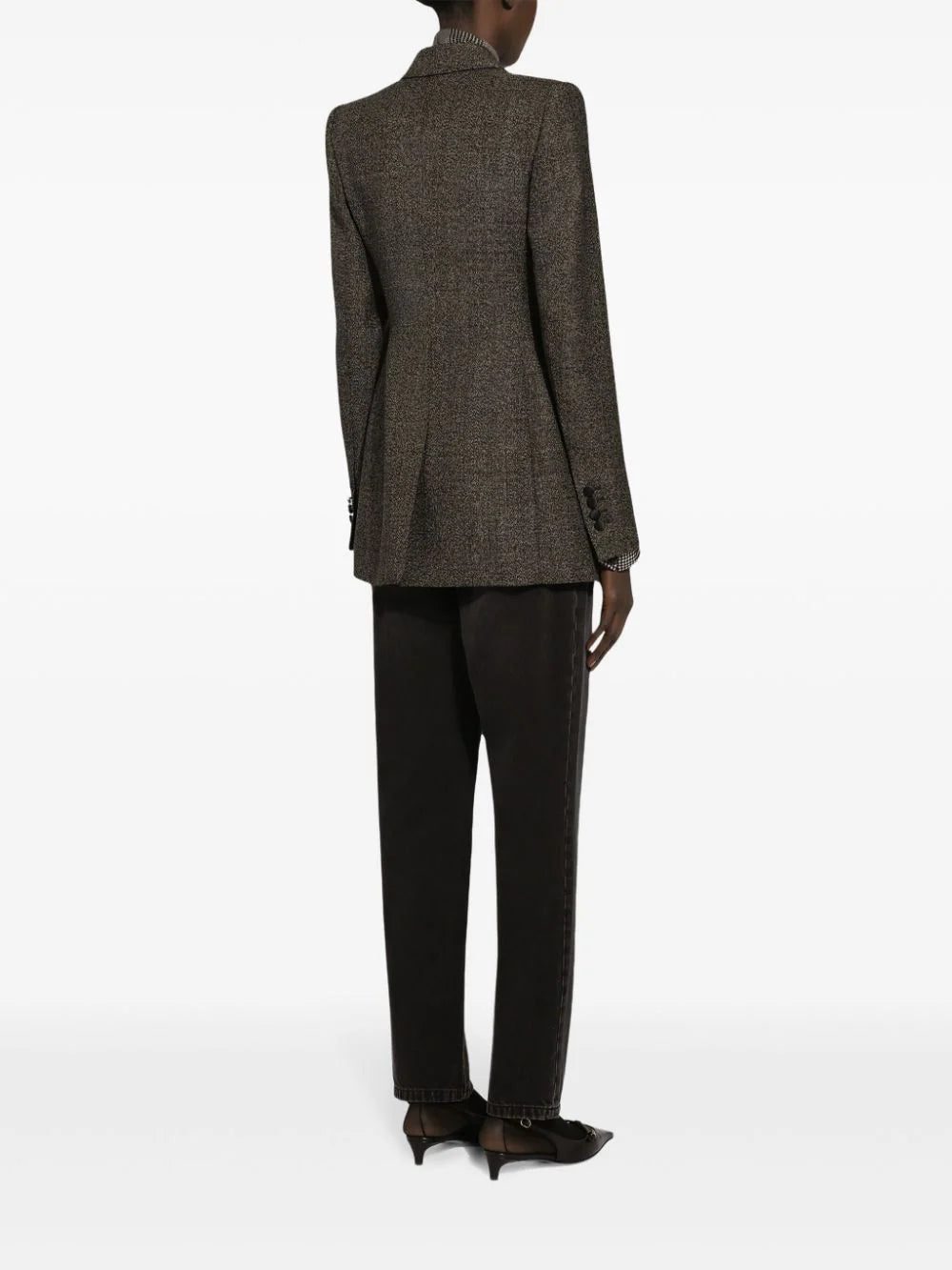 Dolce & Gabbana Prince of Wales check blouse - Image 4