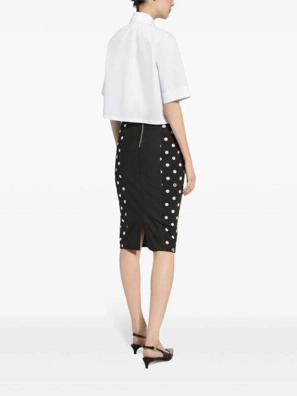 Dolce & Gabbana  cropped cotton shirt - Image 4