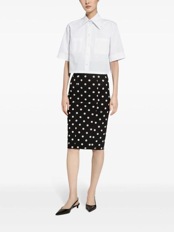 Dolce & Gabbana  cropped cotton shirt - Image 2