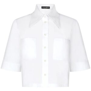Dolce & Gabbana  cropped cotton shirt