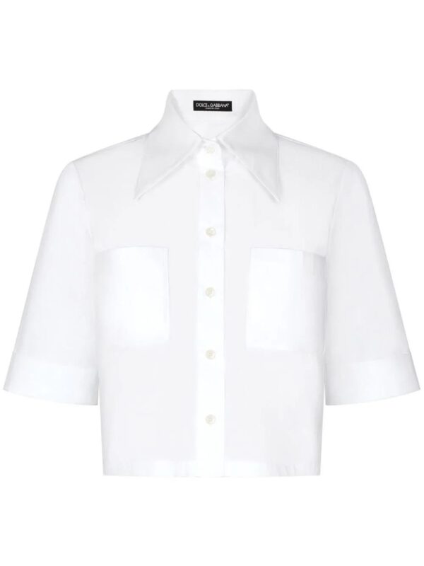 Dolce & Gabbana  cropped cotton shirt