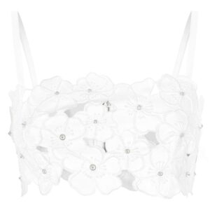 Dolce & Gabbana rhinestone-embellished bralette top