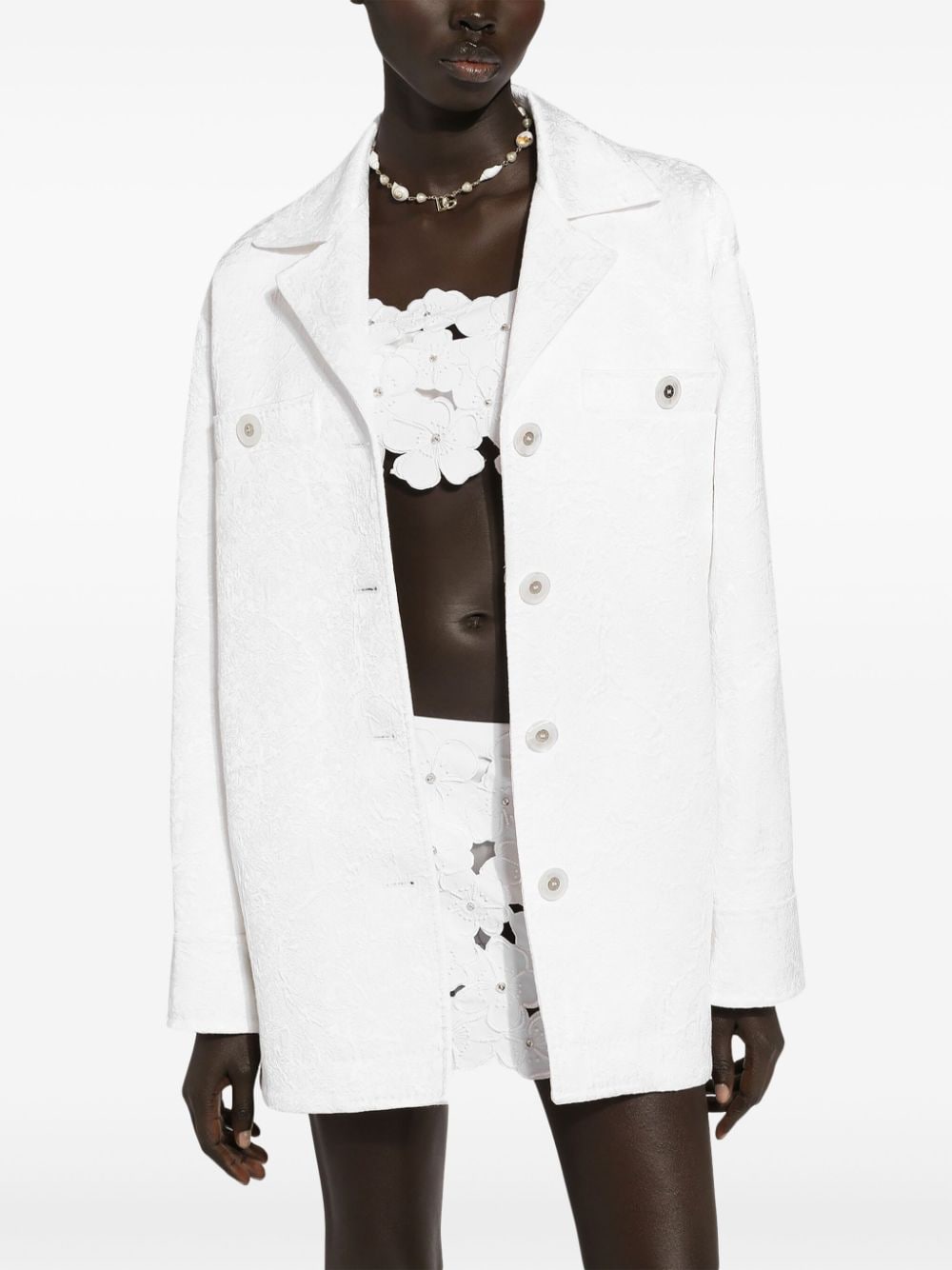 Dolce & Gabbana rhinestone-embellished bralette top - Image 4