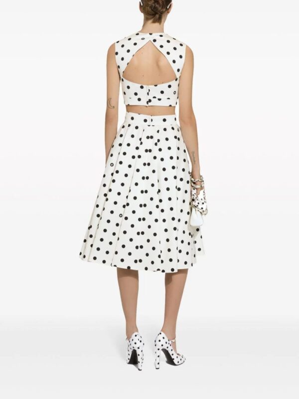 Dolce & Gabbana  polka-dot midi skirt - Image 3