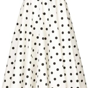 Dolce & Gabbana  polka-dot midi skirt