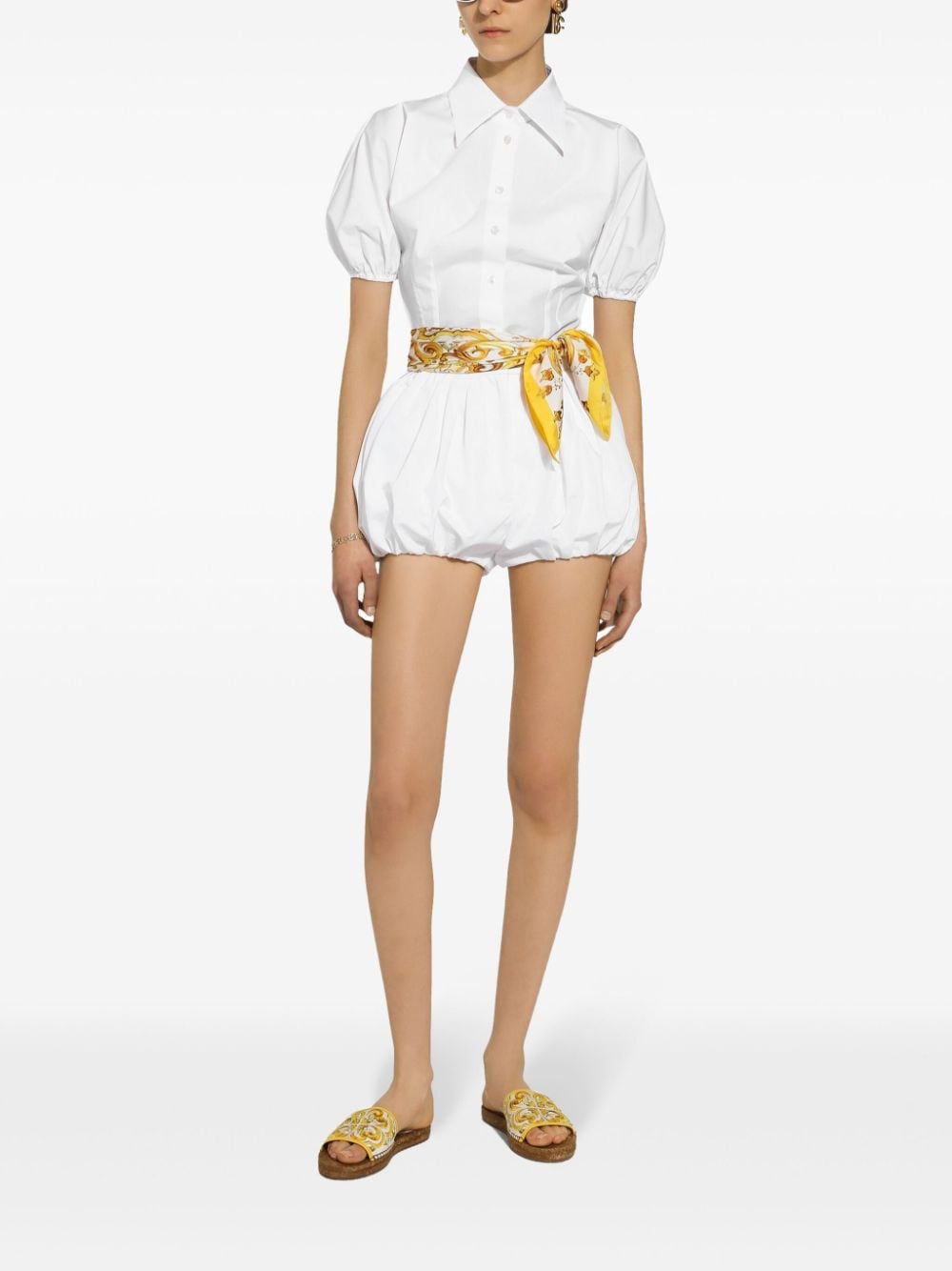 Dolce & Gabbana short puff-sleeves shirt - Image 2