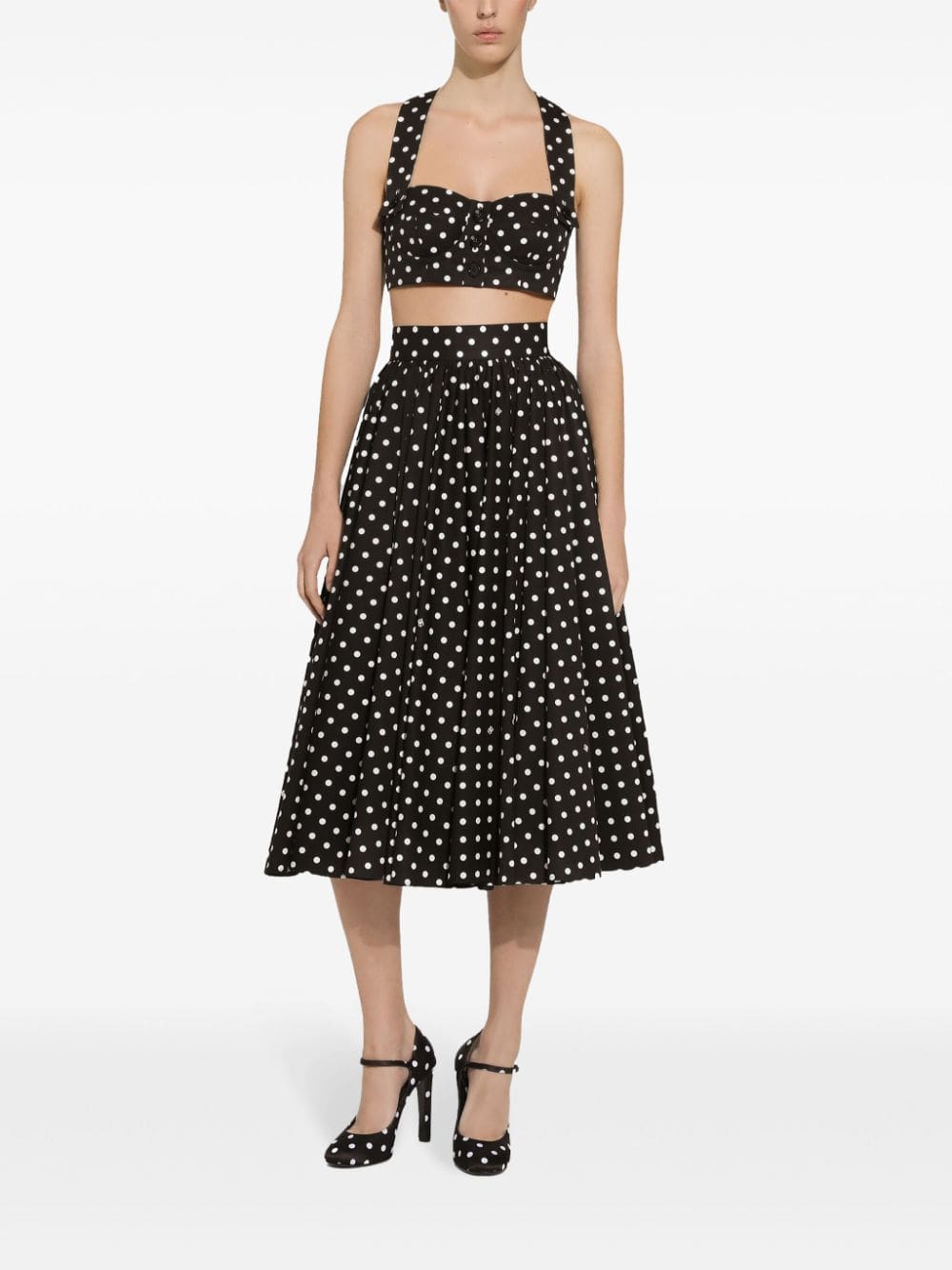 Dolce & Gabbana polka-dot corset top - Image 2