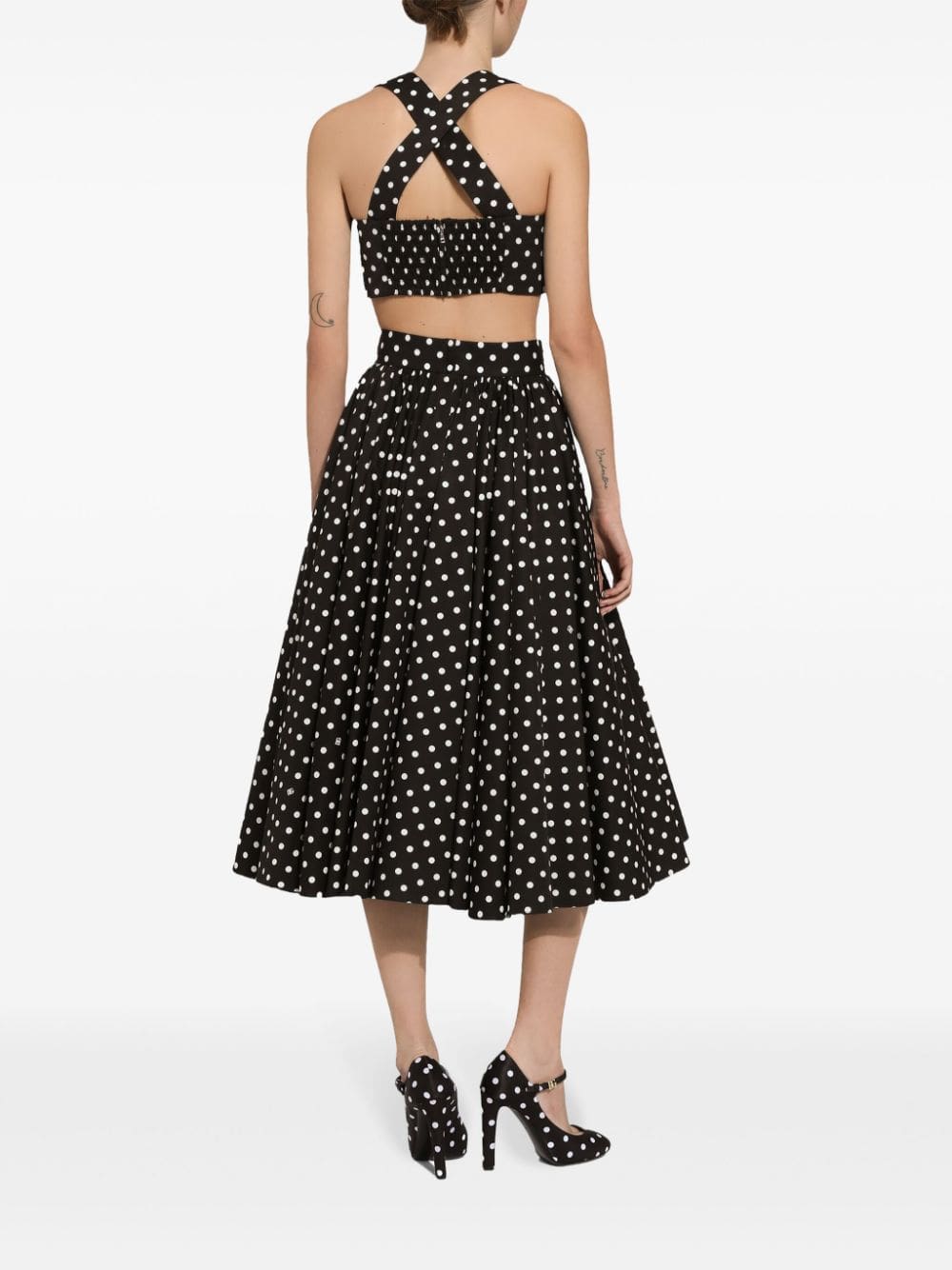 Dolce & Gabbana polka-dot corset top - Image 3
