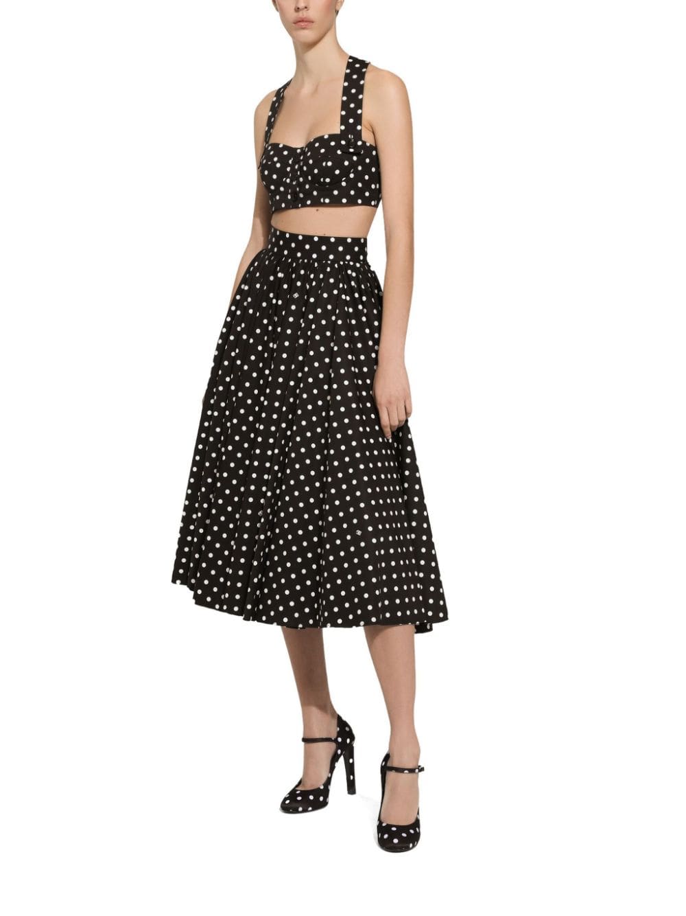 Dolce & Gabbana polka-dot corset top - Image 5