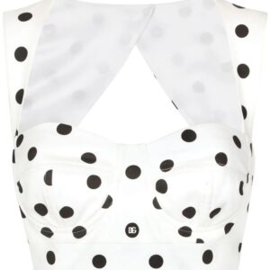 Dolce & Gabbana  polka-dot corset top