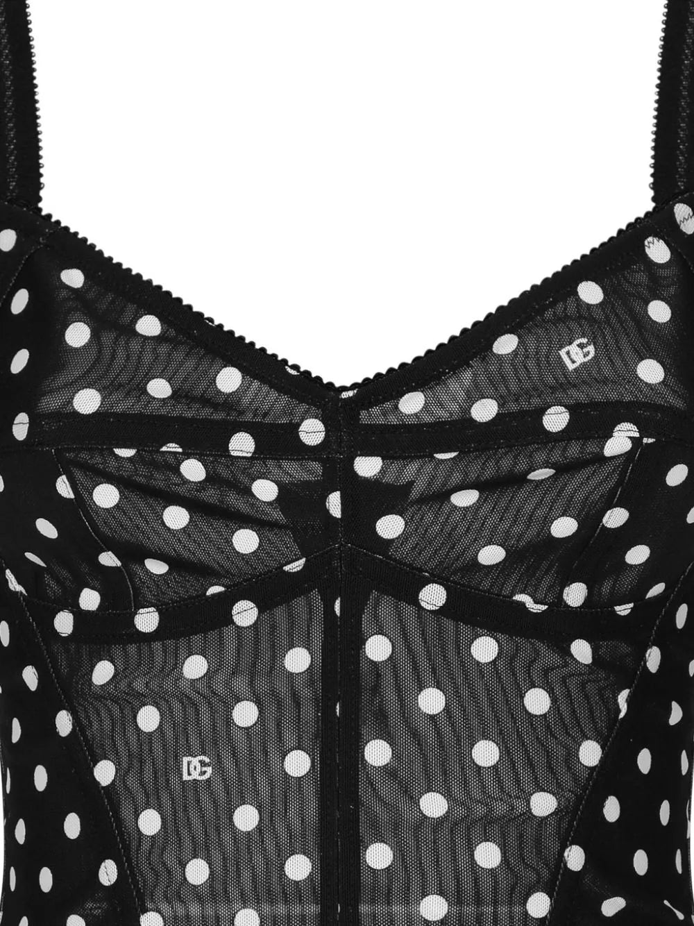 Dolce & Gabbana polka-dot corset top - Image 2