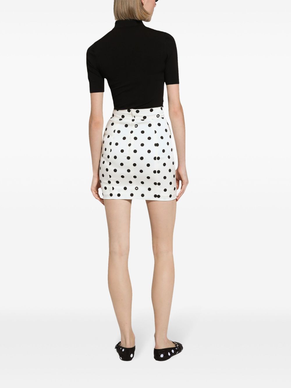 Dolce & Gabbana short-sleeve fine-knit polo shirt - Image 5