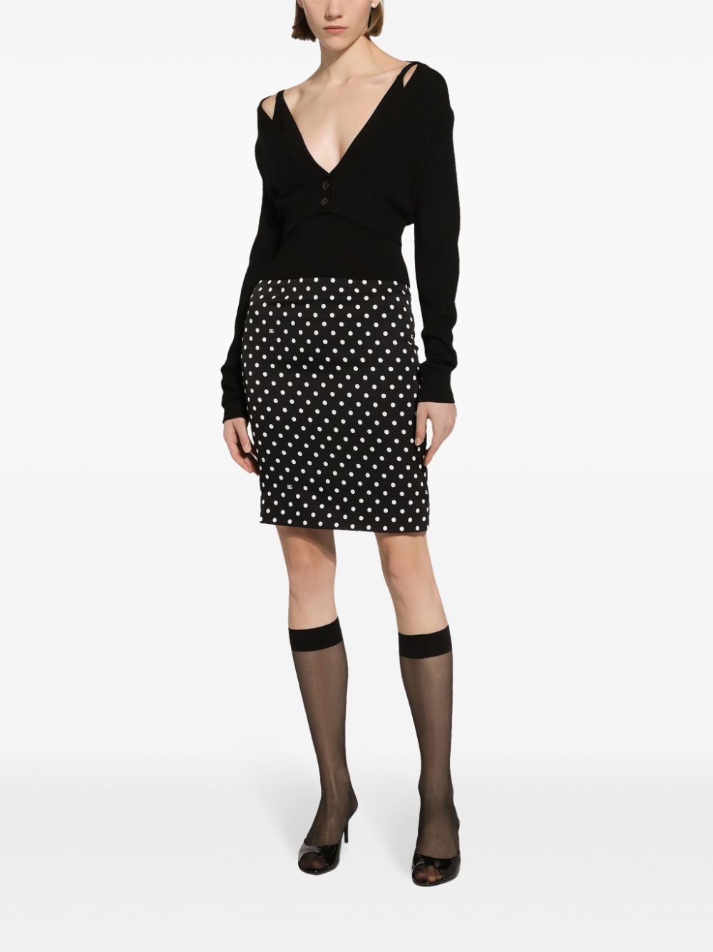 Dolce & Gabbana ribbed-knit cropped tank top - Image 2