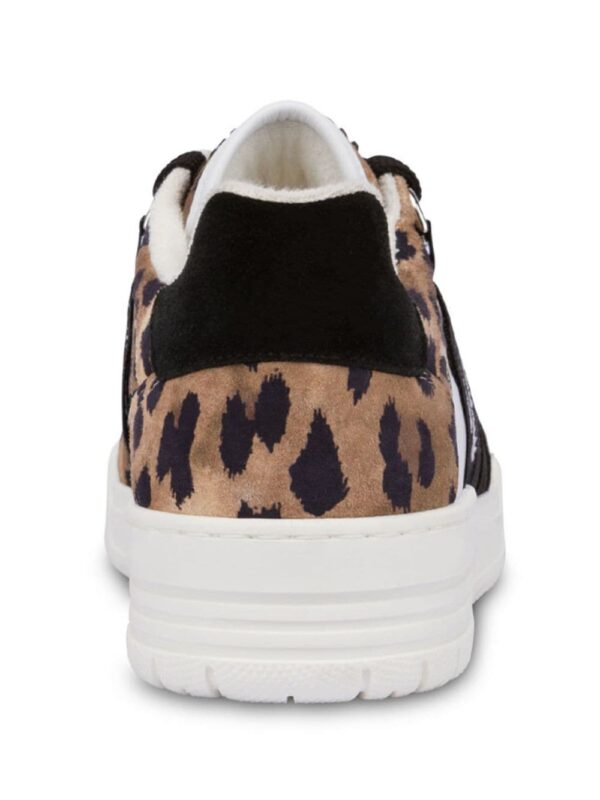 Moschino cheetah-print lace-up sneakers - Image 3