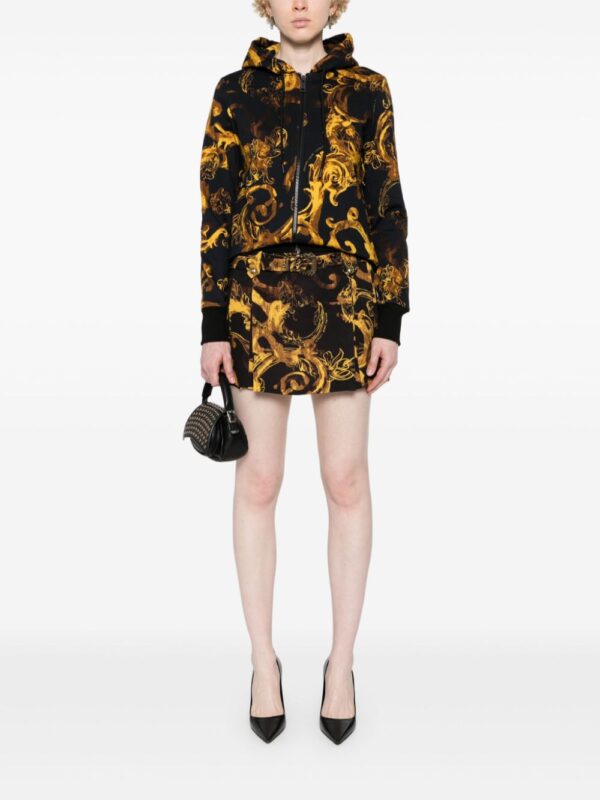 Versace Jeans Couture  Watercolor Couture-print mini skirt - Image 2