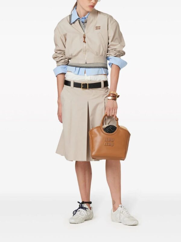 Miu Miu  pleated gabardine skirt - Image 2