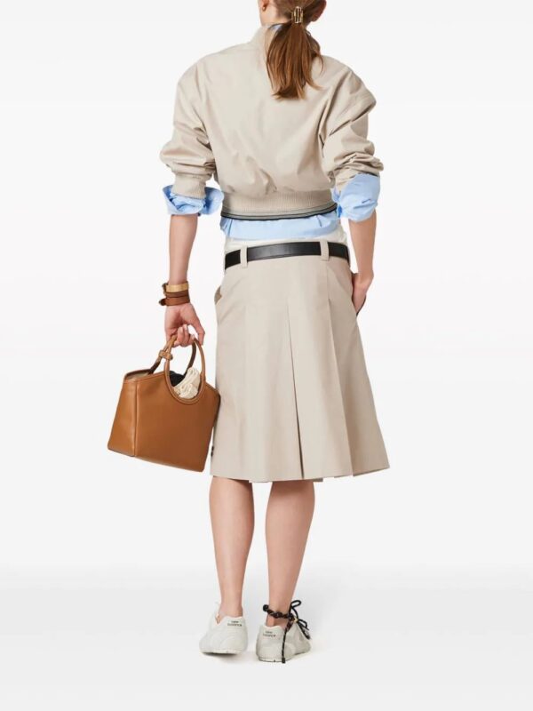 Miu Miu  pleated gabardine skirt - Image 3