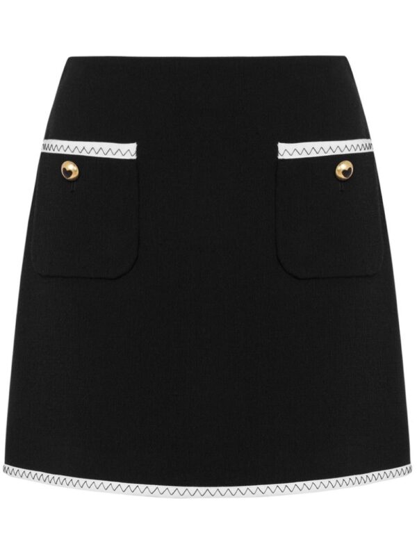 Moschino  high-rise mini skirt