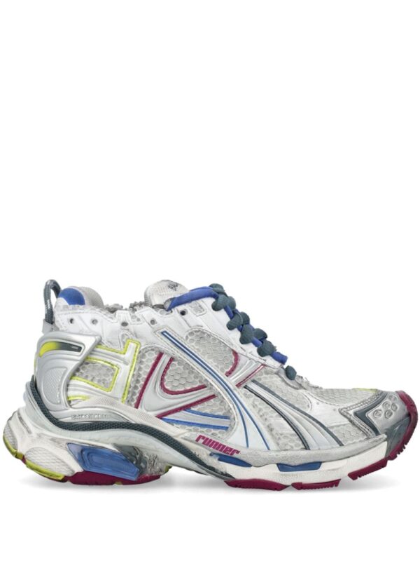 Balenciaga metallic-effect panelled sneakers