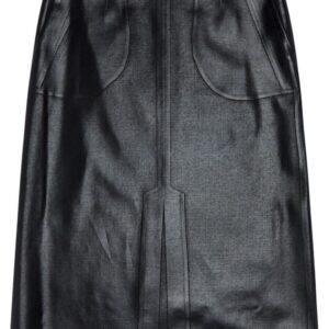 Diesel  O-Rion faux-leather midi skirt