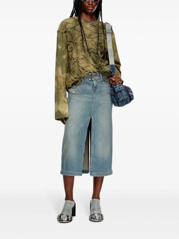Diesel  De-Hush denim midi skirt - Image 2