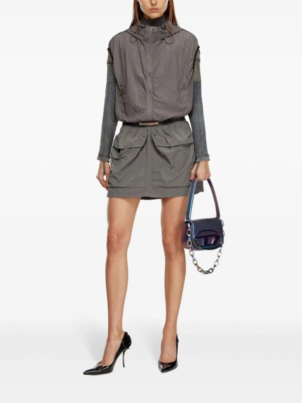 Diesel  O-Misis recycled cargo miniskirt - Image 2