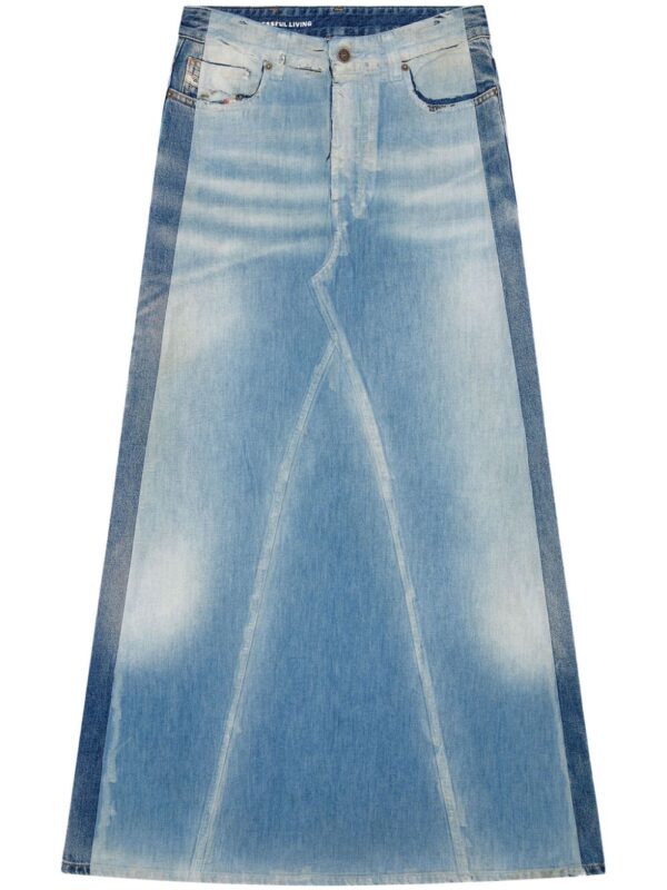 Diesel  De-Pago-S4 denim maxi skirt