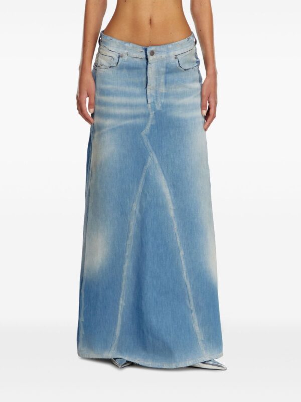 Diesel  De-Pago-S4 denim maxi skirt - Image 3