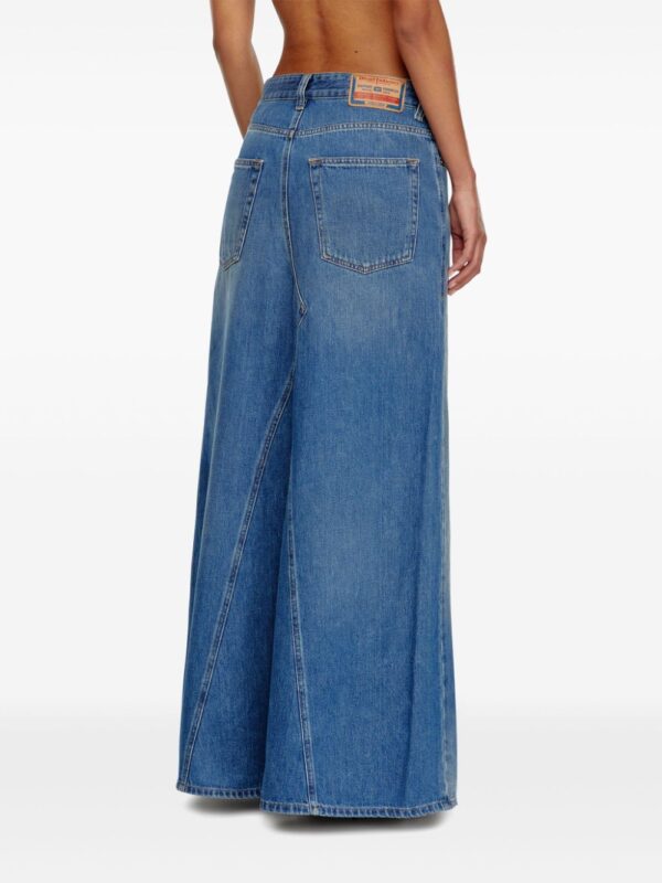 Diesel  De-Pago-S4 denim maxi skirt - Image 4