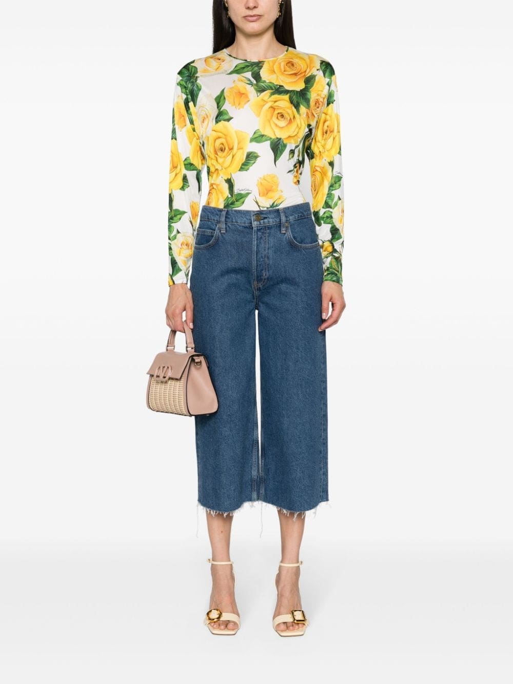 Dolce & Gabbana floral-print long-sleeve blouse - Image 2