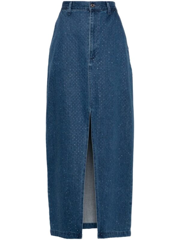 Diesel  O-Crep cargo maxi skirt