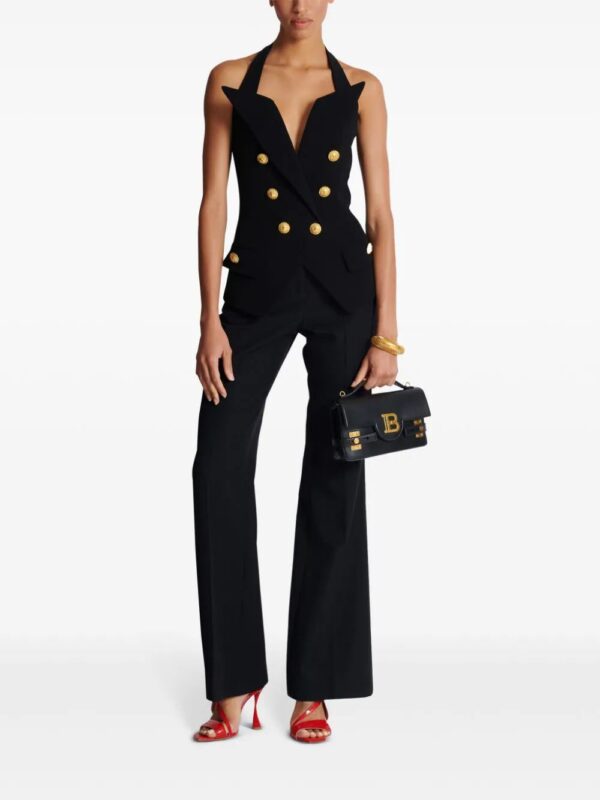 Balmain  tailored double-breasted halterneck top - Image 2