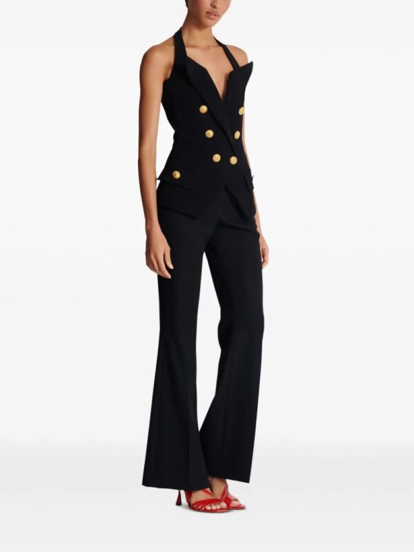 Balmain  tailored double-breasted halterneck top - Image 3