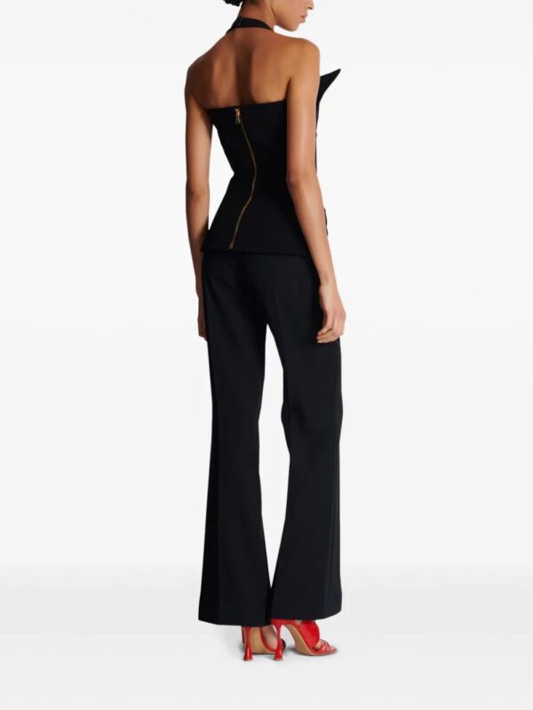 Balmain  tailored double-breasted halterneck top - Image 4