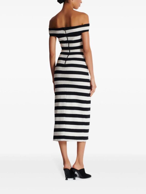 Balmain  striped knitted midi skirt - Image 4