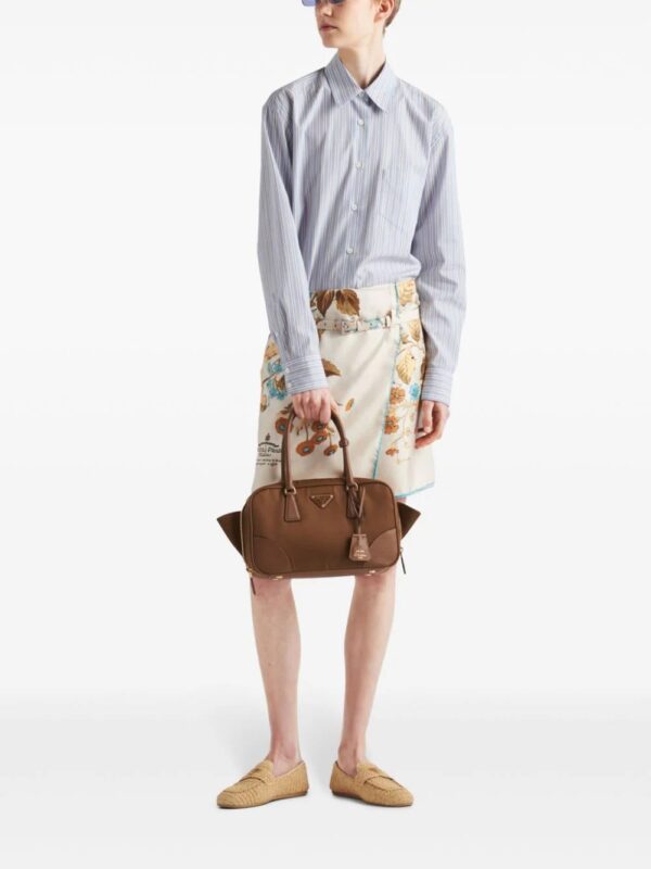 Prada  floral-print silk skirt - Image 2
