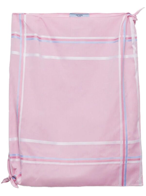 Prada  checked cotton miniskirt