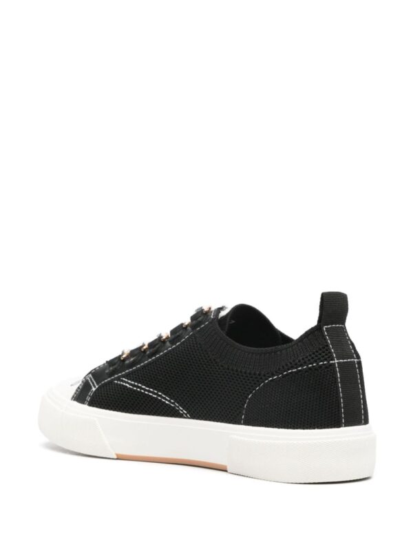 Love Moschino logo-embroidered knitted sneakers - Image 3