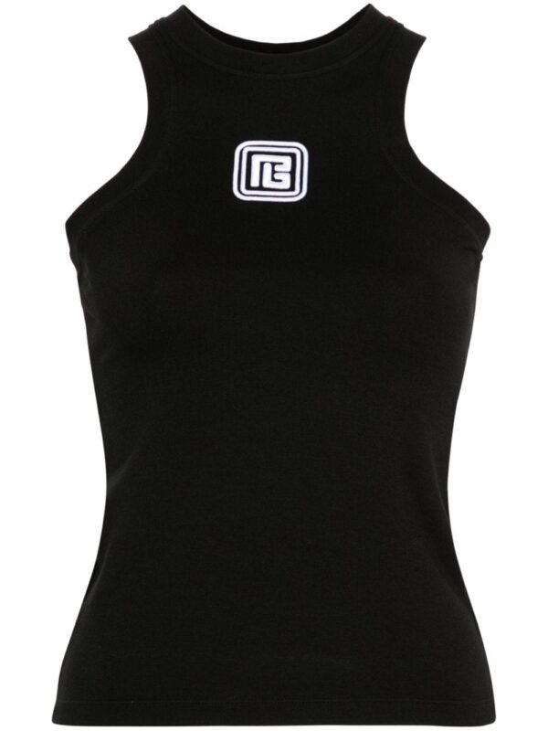 Balmain PB-monogram tank top