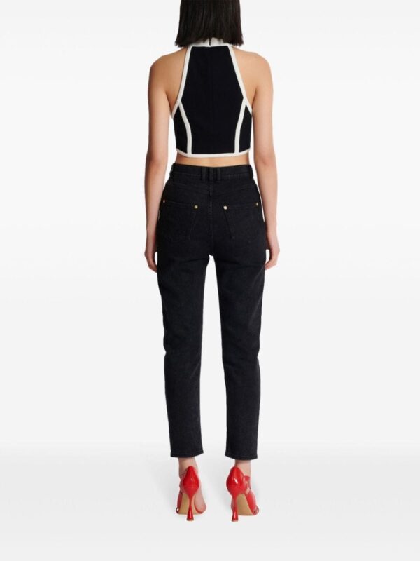 Balmain two-tone halterneck top - Image 4
