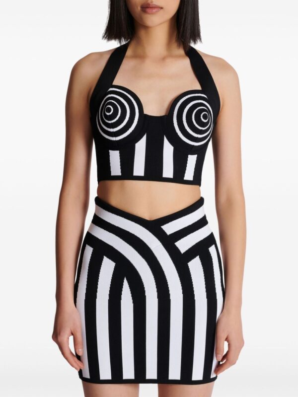 Balmain striped halterneck top - Image 5