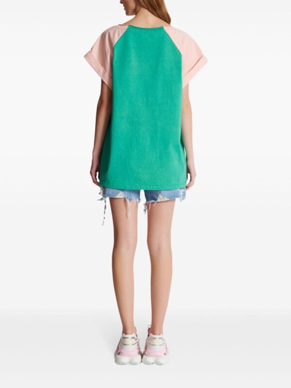 Balmain flamingo-print cotton T-shirt - Image 4