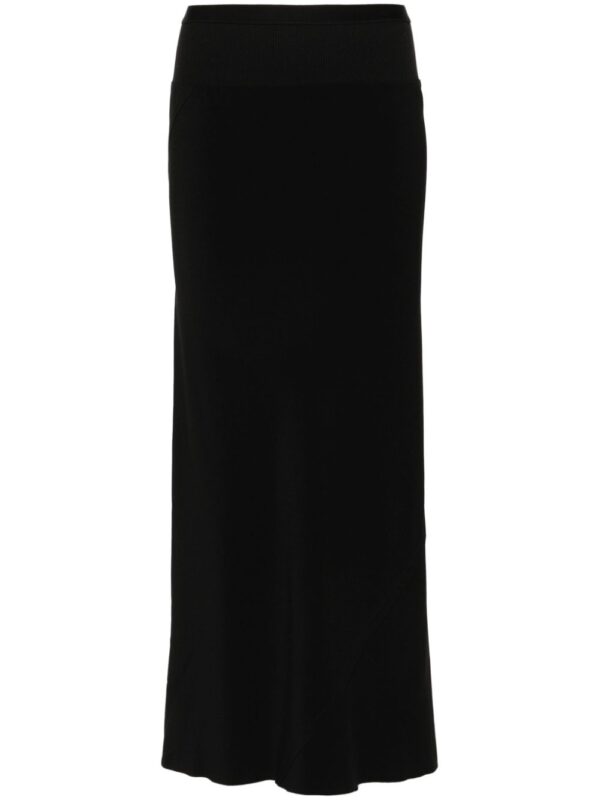 Rick Owens  Calf Bias midi skirt