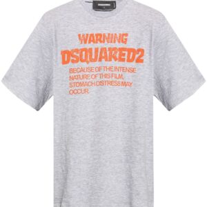 DSQUARED2  slogan-print cotton T-shirt
