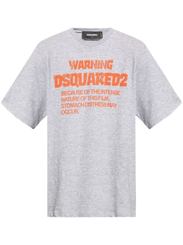DSQUARED2  slogan-print cotton T-shirt