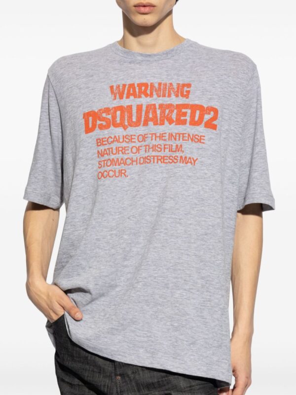 DSQUARED2  slogan-print cotton T-shirt - Image 3