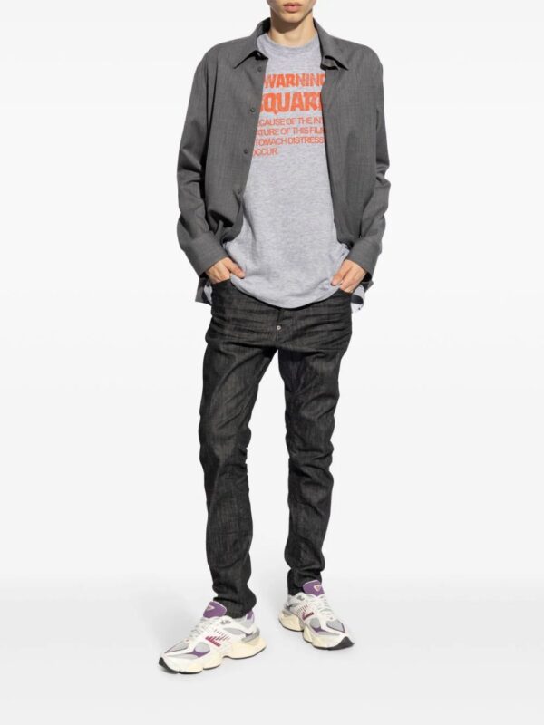 DSQUARED2  slogan-print cotton T-shirt - Image 2