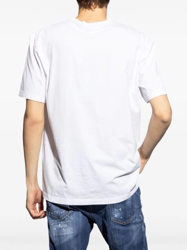 DSQUARED2  logo-appliquéd cotton T-shirt - Image 4