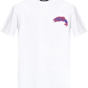 DSQUARED2 logo-appliquéd cotton T-shirt